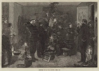 Heiligabend an den Außenposten, Paris, 1870